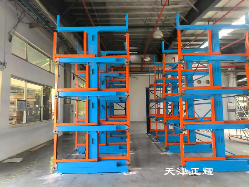 江蘇蘇州伸縮式懸臂貨架充分利用空間提高存儲量