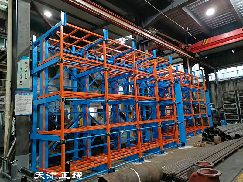 物料高效靈活的存儲(chǔ)解決方案伸縮式懸臂貨架