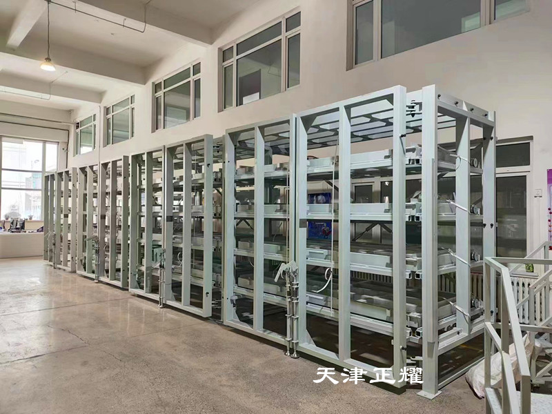 板材上架存儲新方式抽屜式板材貨架省空間方便吊裝