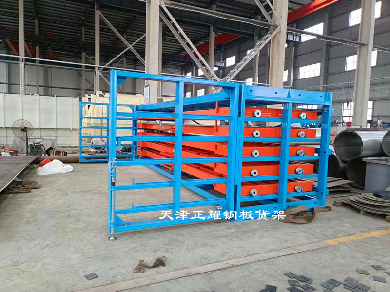 鋼板怎么存放用什么貨架擺放省空間抽屜式鋼板存放架