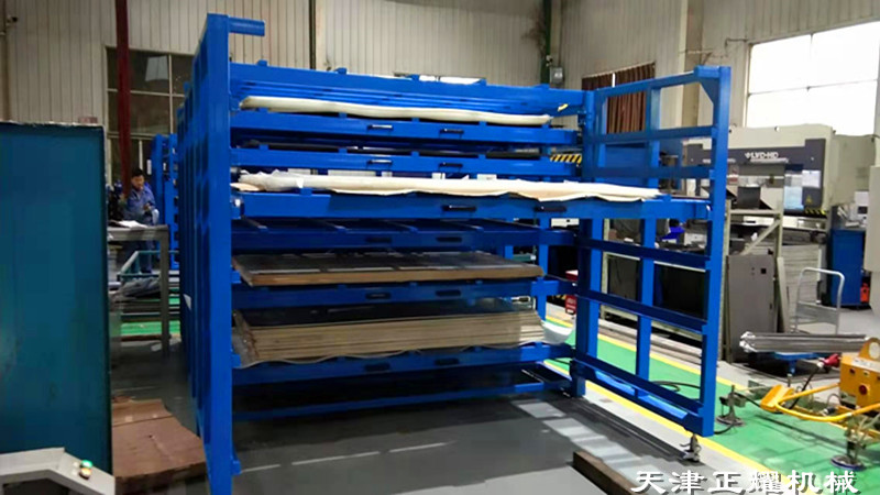 一款多層結(jié)構(gòu)立體存儲(chǔ)鋼板的抽屜式鋼板貨架