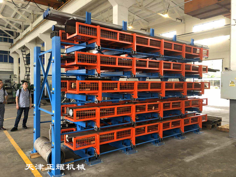 軸類產(chǎn)品上架存放后車間變化很大 伸縮式長軸貨架