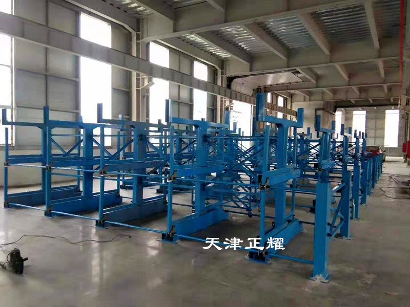 軸類產(chǎn)品上架存放后車間變化很大 伸縮式長軸貨架