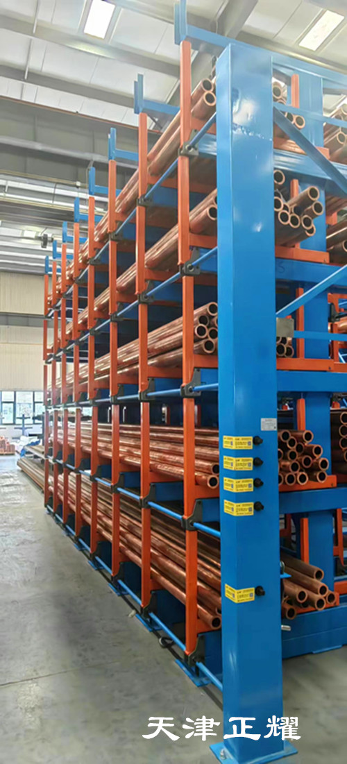 銅管如何存放節(jié)省空間減少損耗伸縮式銅管貨架