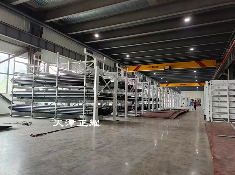 管材存取操作使用為什么選擇伸縮式懸臂貨架