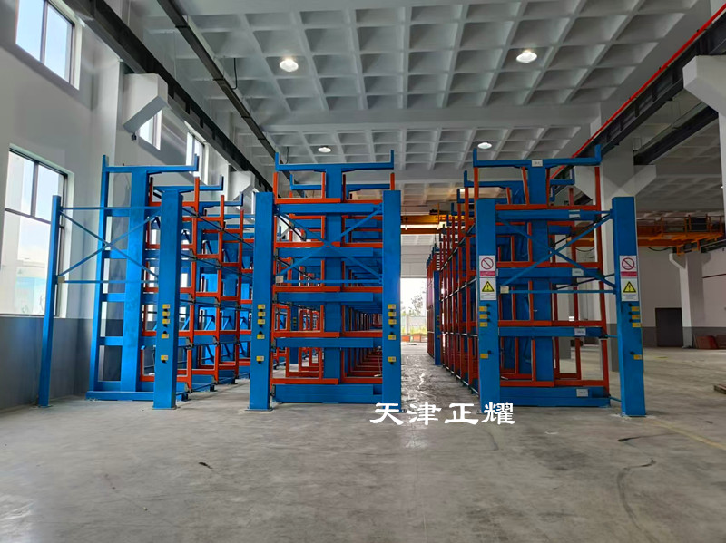 物料種類多立體分類擺放伸縮式懸臂貨架節(jié)省高效