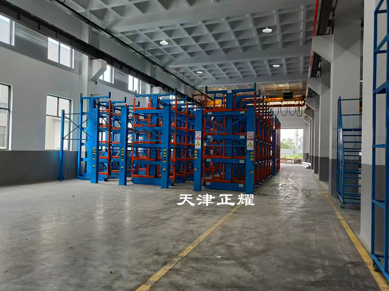 物料種類多立體分類擺放伸縮式懸臂貨架節(jié)省高效