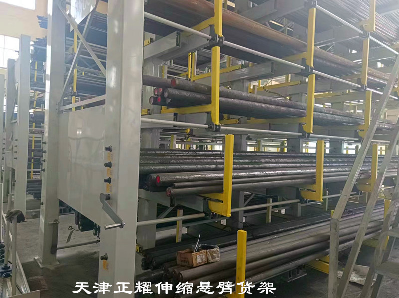 倉(cāng)庫(kù)怎么存放管理 伸縮式懸臂貨架節(jié)省便捷耐用