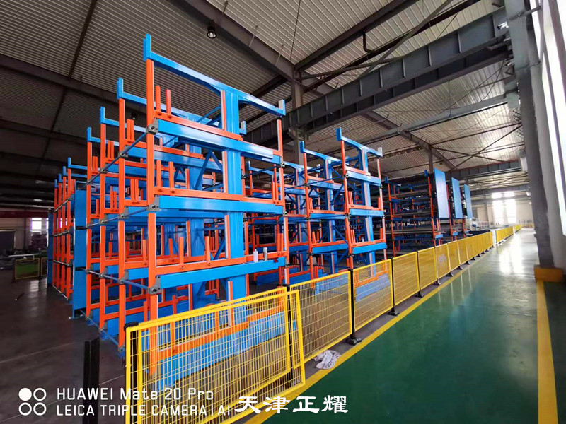 伸縮式懸臂貨架立體存儲(chǔ)鋼材空間優(yōu)化提升企業(yè)形象