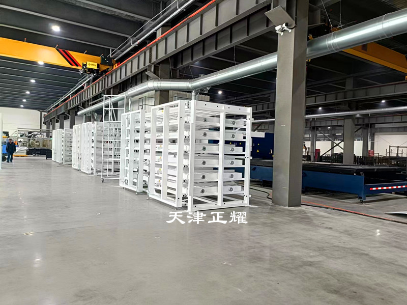 天津市正耀機(jī)械有限公司的抽屜式板材貨架