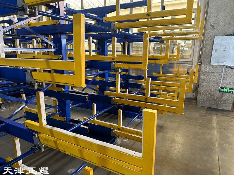 銅排存儲解決方案雙面伸縮式懸臂貨架高效便捷