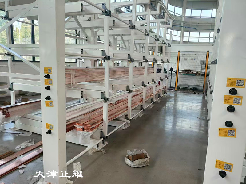 銅排存儲(chǔ)優(yōu)化管理新篇章伸縮式懸臂貨架