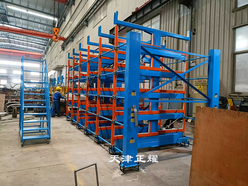 伸縮懸臂貨架高效利用空間、優(yōu)化存儲方式