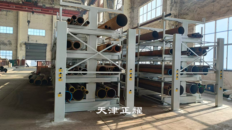 12米伸縮式鋼管貨架存儲量高節(jié)省占地空間存取便捷