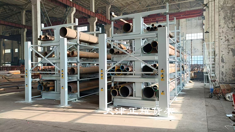 伸縮式懸臂貨架前后的對(duì)比分析