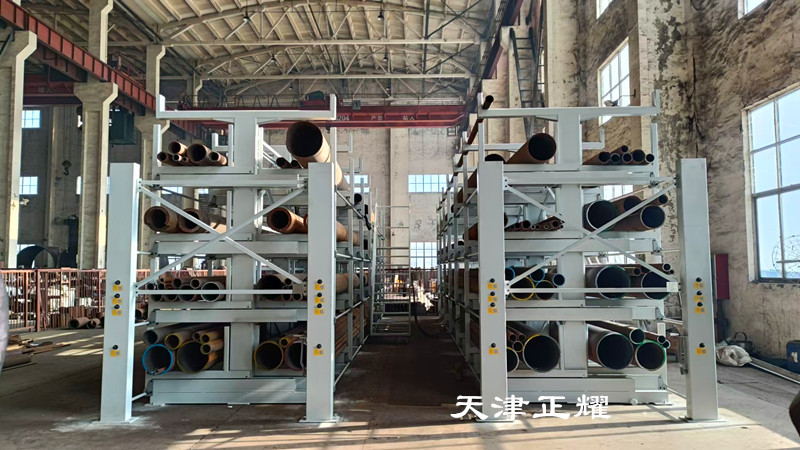 12米伸縮式鋼管貨架存儲量高節(jié)省占地空間存取便捷