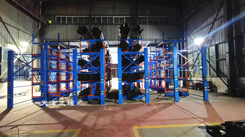 管材庫立體存儲伸縮式貨架節(jié)省便捷安全耐用