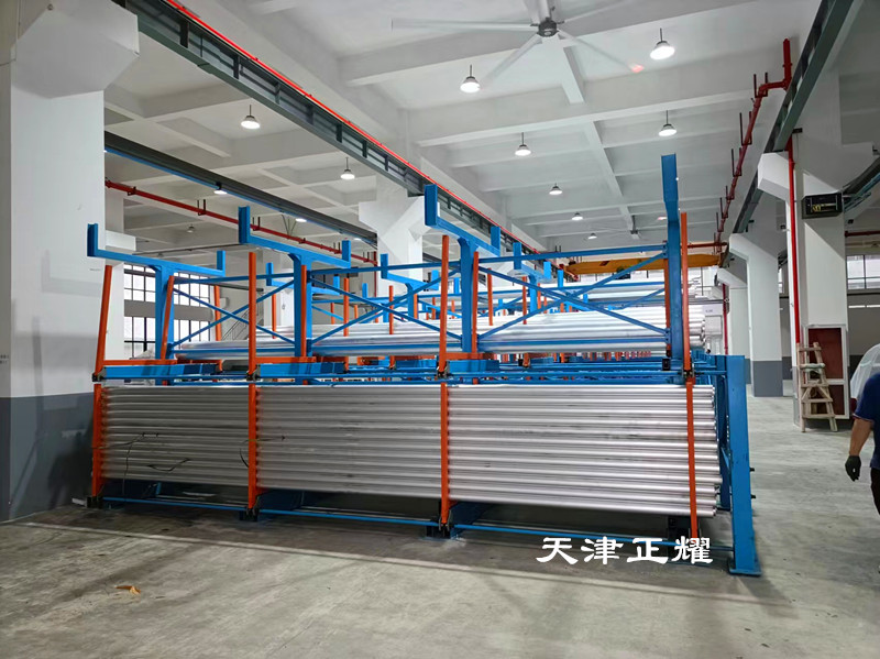 管材庫立體存儲伸縮式貨架節(jié)省便捷安全耐用