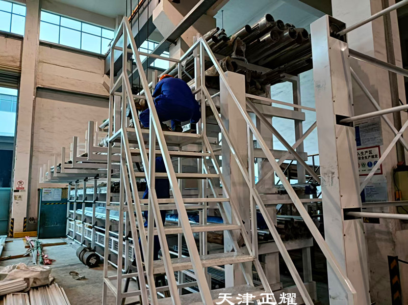 管材庫立體存儲伸縮式貨架節(jié)省便捷安全耐用