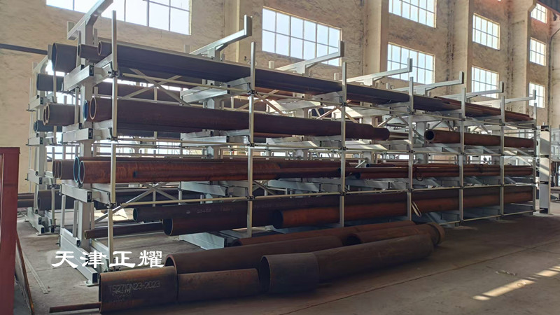 6米12米鋼管用什么貨架存放省空間行車存取方便