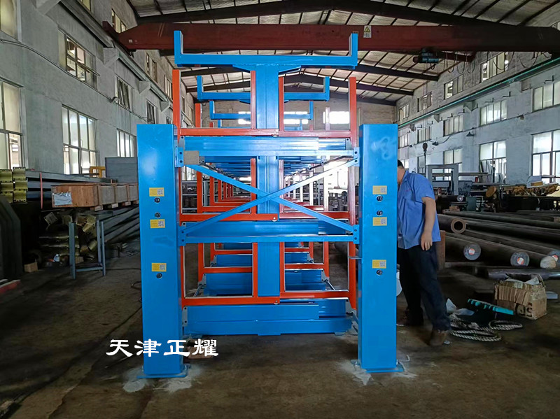 鋼材庫立體貨架采用伸縮式懸臂結(jié)構(gòu)的理由