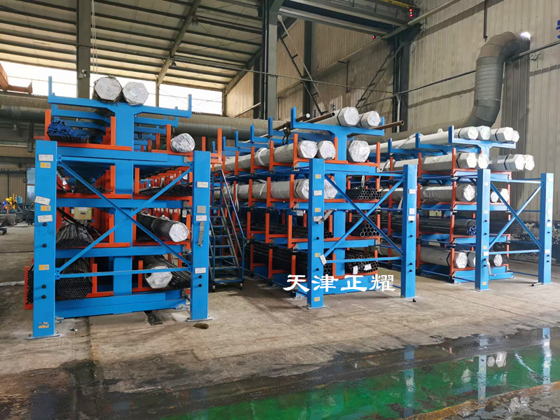 鋼材庫立體貨架采用伸縮式懸臂結(jié)構(gòu)的理由