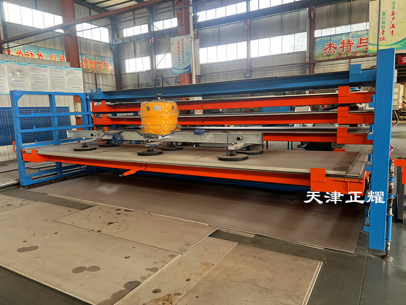重型抽屜式貨架用于存儲各種機加工金屬板材