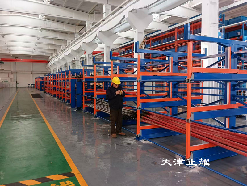 伸縮式懸臂貨架結(jié)構(gòu)新穎行車存放型材鋼材管材棒料