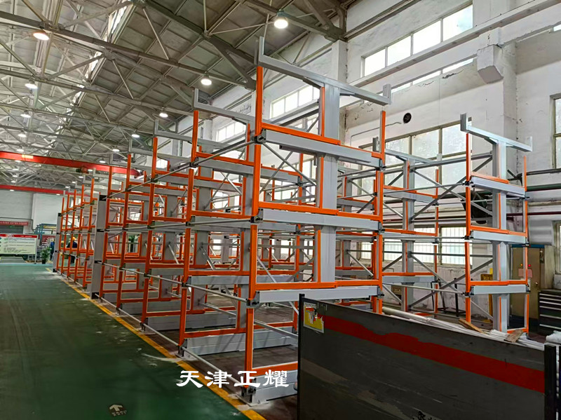 在電力公司原材料存儲中伸縮式懸臂貨架發揮重要作用