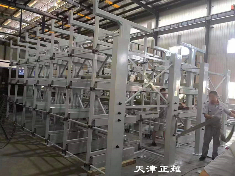 懸臂伸縮式銅排貨架可以人工找料可以燈光揀選找料