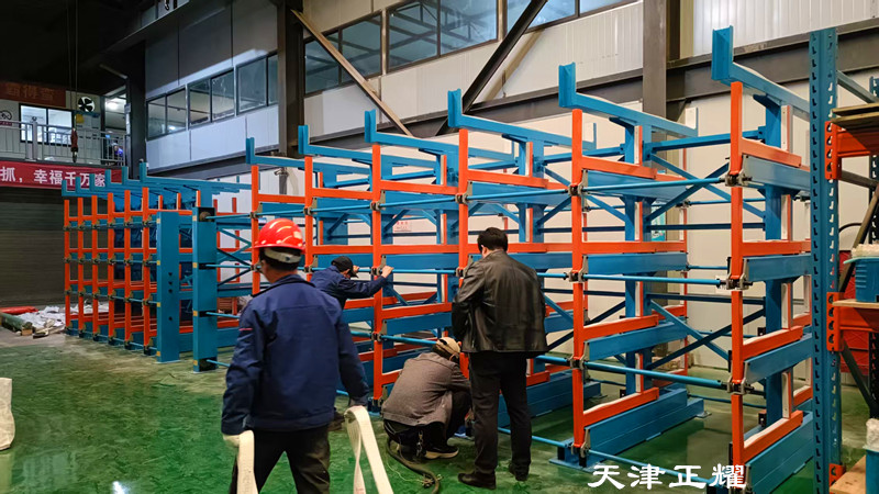 伸縮搖臂式銅排貨架分類擺放幾十種銅排銅板銅棒