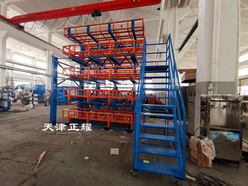 電纜盤(pán)、線纜盤(pán)立體存儲(chǔ)節(jié)省空間方式伸縮式懸臂貨架