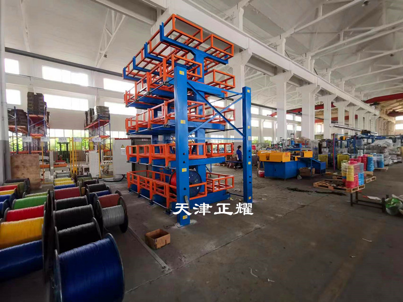 電纜盤(pán)、線纜盤(pán)立體存儲(chǔ)節(jié)省空間方式伸縮式懸臂貨架