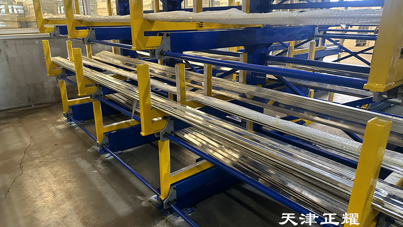 鋁型材告別傳統(tǒng)存儲方式實現(xiàn)立體擺放的鋁型材存儲架