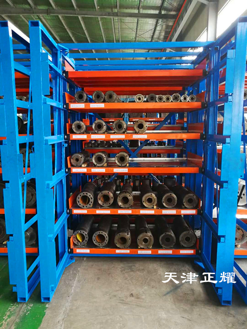 重型抽屜式貨架多層立體存儲閥門法蘭模具配件大件