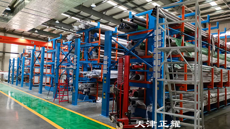 伸縮式管料貨架，讓管材管理省時(shí)省力省空間