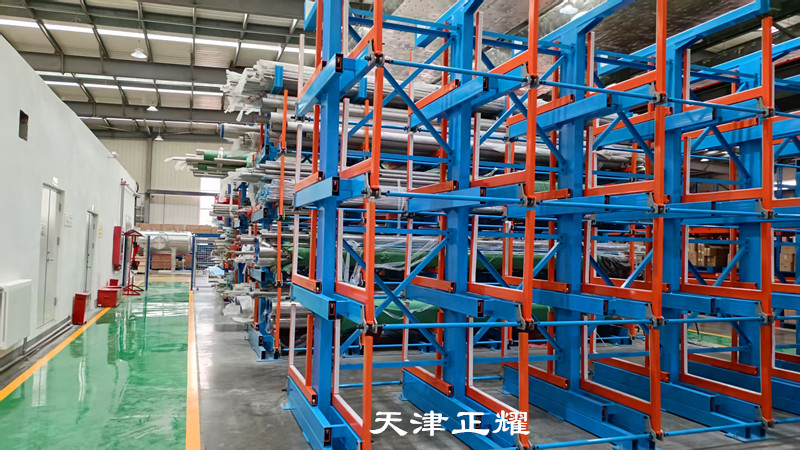 伸縮式管料貨架，讓管材管理省時(shí)省力省空間