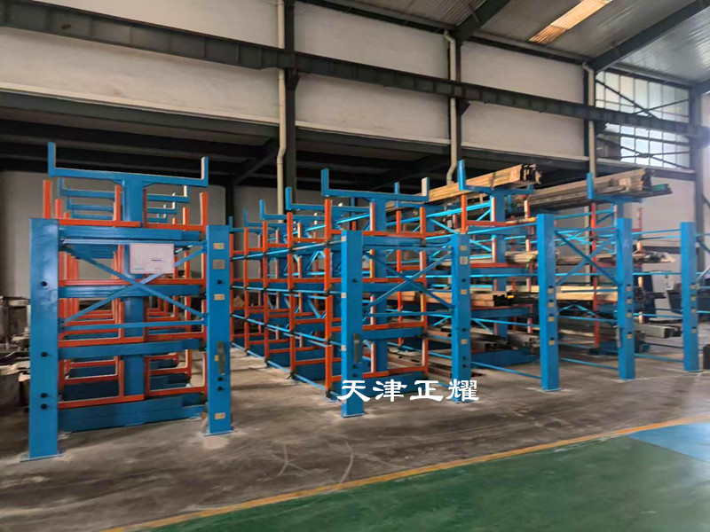 角鋼型鋼槽鋼工字鋼圓鋼鋼管立體擺放伸縮式懸臂架