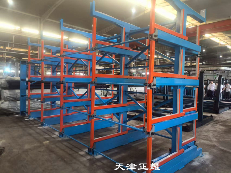 伸縮式管材貨架立體存儲節省空間方便存取找料