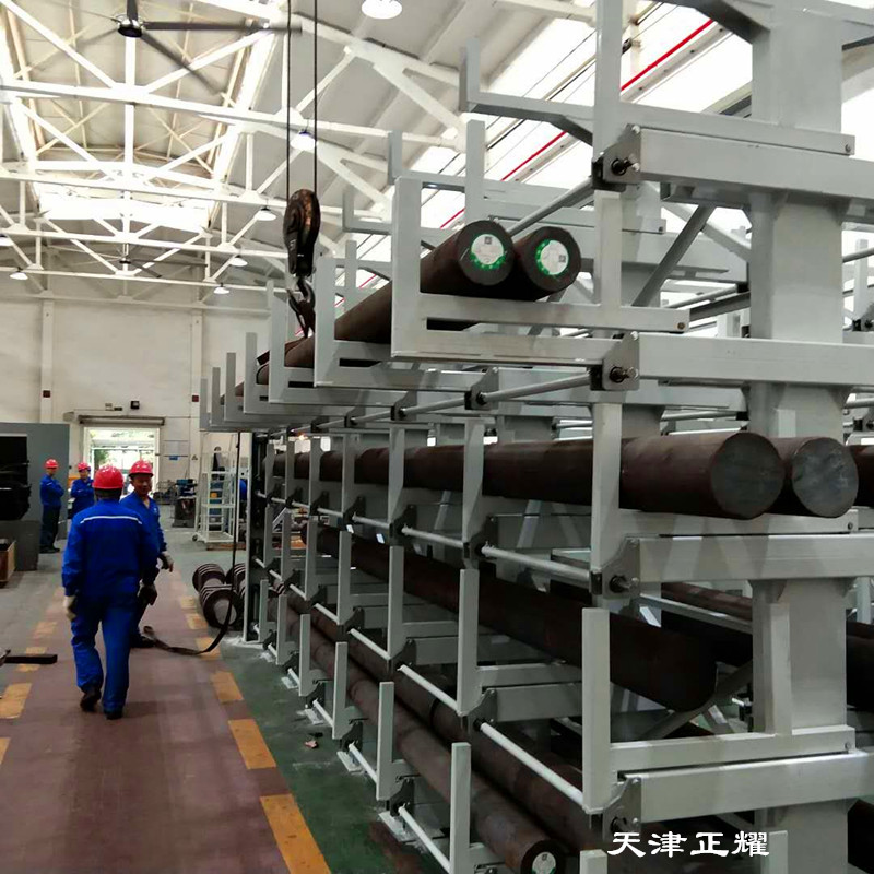 伸縮式圓鋼堆放架立體存儲(chǔ)種類多省空間存取便捷