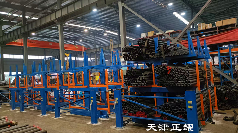 工字鋼鋁型材銅排管材棒料多層立體存儲伸縮式懸臂貨架