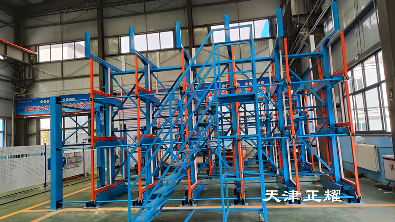 伸縮式懸臂貨架解決了型材在存儲中遇到的諸多難題