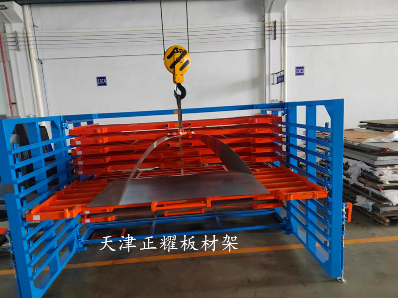 臥式板材貨架手搖抽屜式設(shè)計(jì)適用于各種板材立體存儲(chǔ)