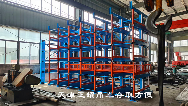 銅排圓鋼鋼管鋁型材立體存儲伸縮式懸臂貨架節(jié)省便捷