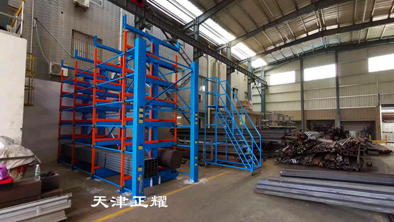 伸縮式型材分類存放架省空間整齊清晰方便找料盤點(diǎn)