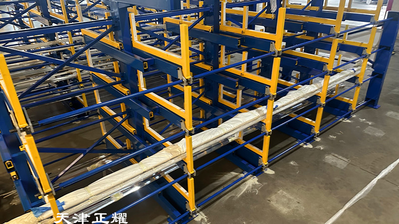 伸縮式型材分類存放架省空間整齊清晰方便找料盤點(diǎn)